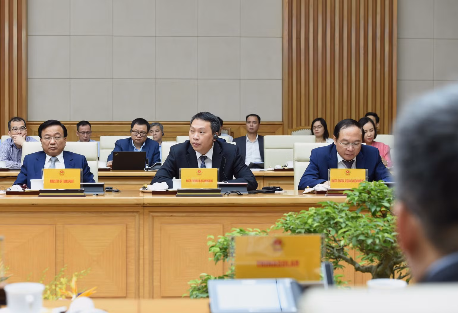 Thứ trưởng Thông tin và Truyền thông Nguyễn Huy Dũng phát biểu.