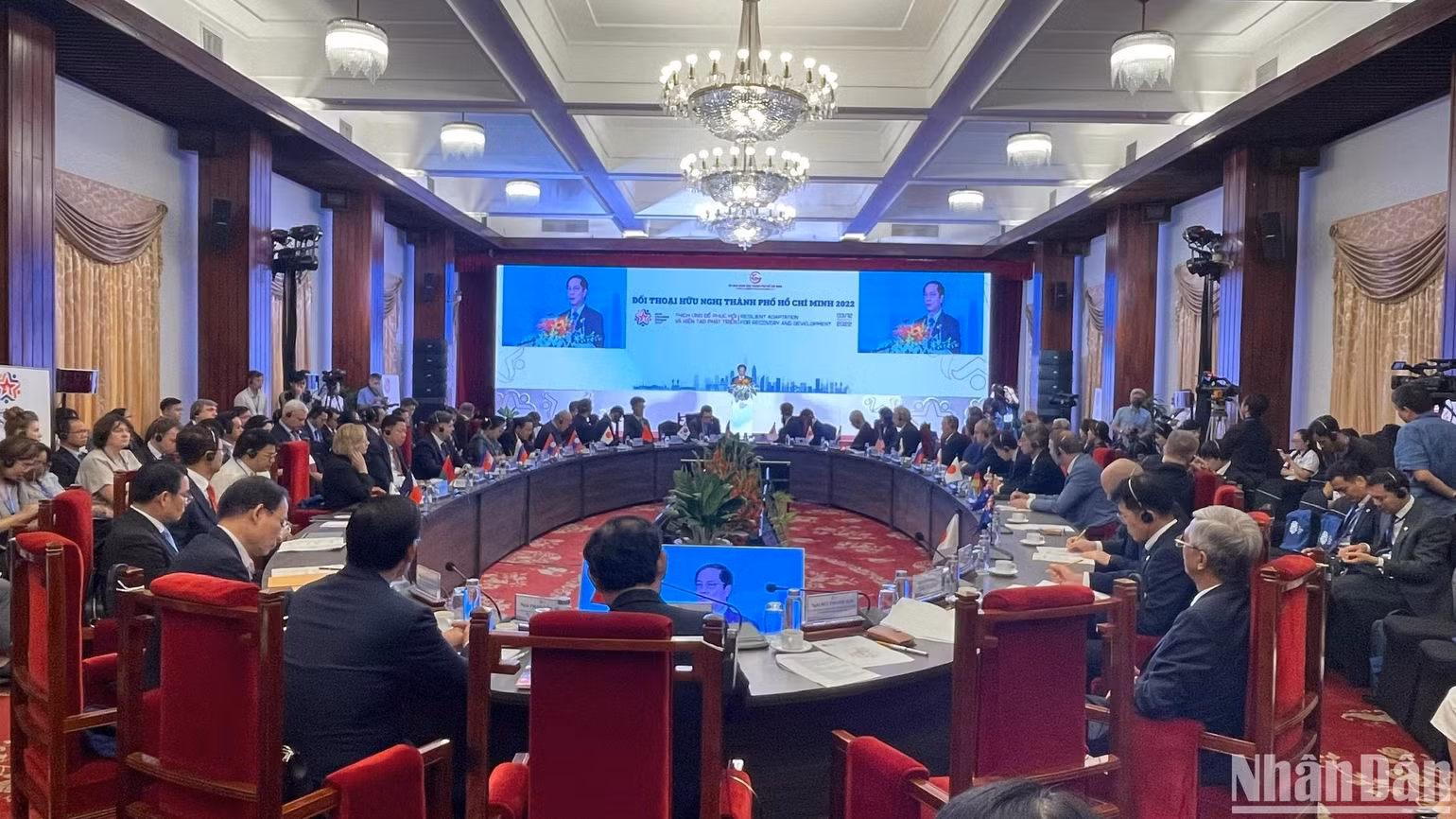 Quang cảnh Hội nghị đối thoại.