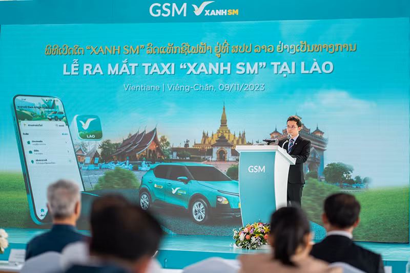 Tổng Giám đốc toàn cầu Công ty GSM Nguyễn Văn Thanh phát biểu tại sự kiện. (Ảnh: TRỊNH DŨNG) Tổng Giám đốc toàn cầu Công ty GSM Nguyễn Văn Thanh phát biểu tại sự kiện. (Ảnh: TRỊNH DŨNG)