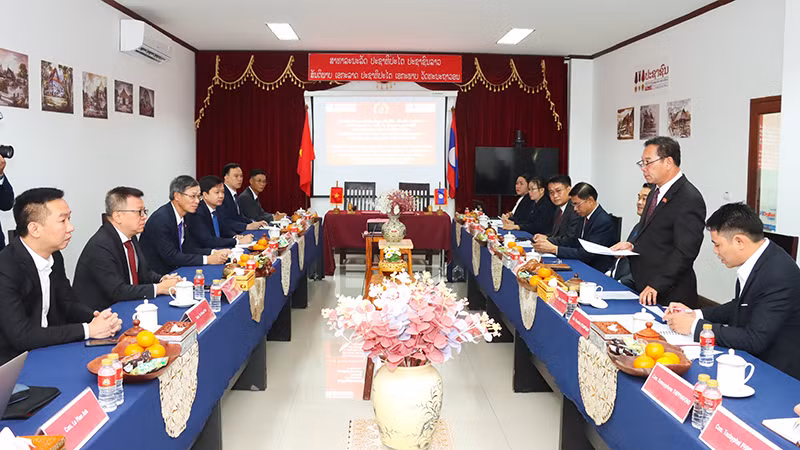 Quang cảnh Hội đàm. (Ảnh: TRỊNH DŨNG) Quang cảnh Hội đàm. (Ảnh: TRỊNH DŨNG)