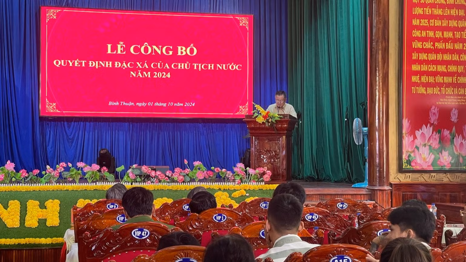 Những phạm nhân được đặc xá lần này được trại hỗ trợ nhiều nội dung tái hoà nhập cộng đồng.