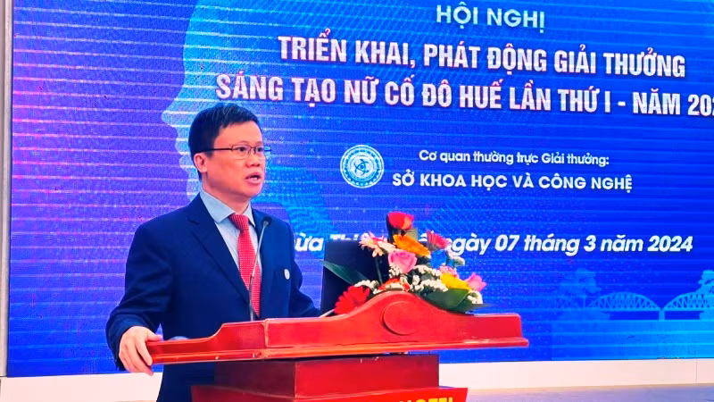 Giám đốc Sở Khoa học và Công nghệ tỉnh Hồ Thắng phát biểu. Giám đốc Sở Khoa học và Công nghệ tỉnh Hồ Thắng phát biểu.