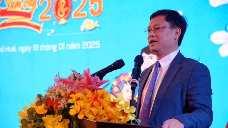 Đồng chí Phó Chủ tịch Thường trực Ủy ban nhân dân thành phố Nguyễn Thanh Bình phát biểu tại chương trình.