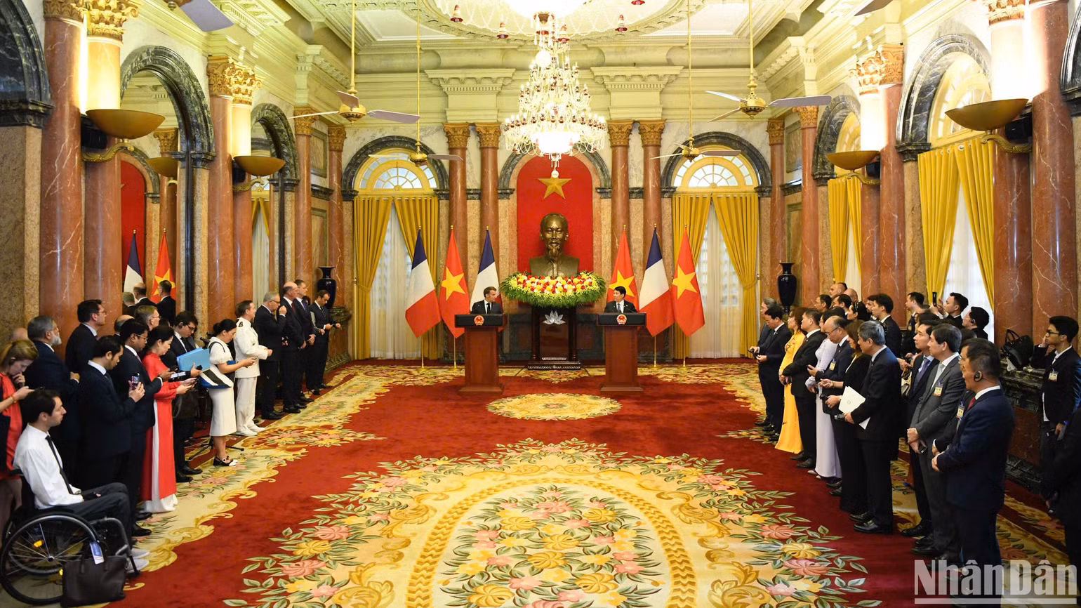 Toàn cảnh cuộc gặp gỡ báo chí.