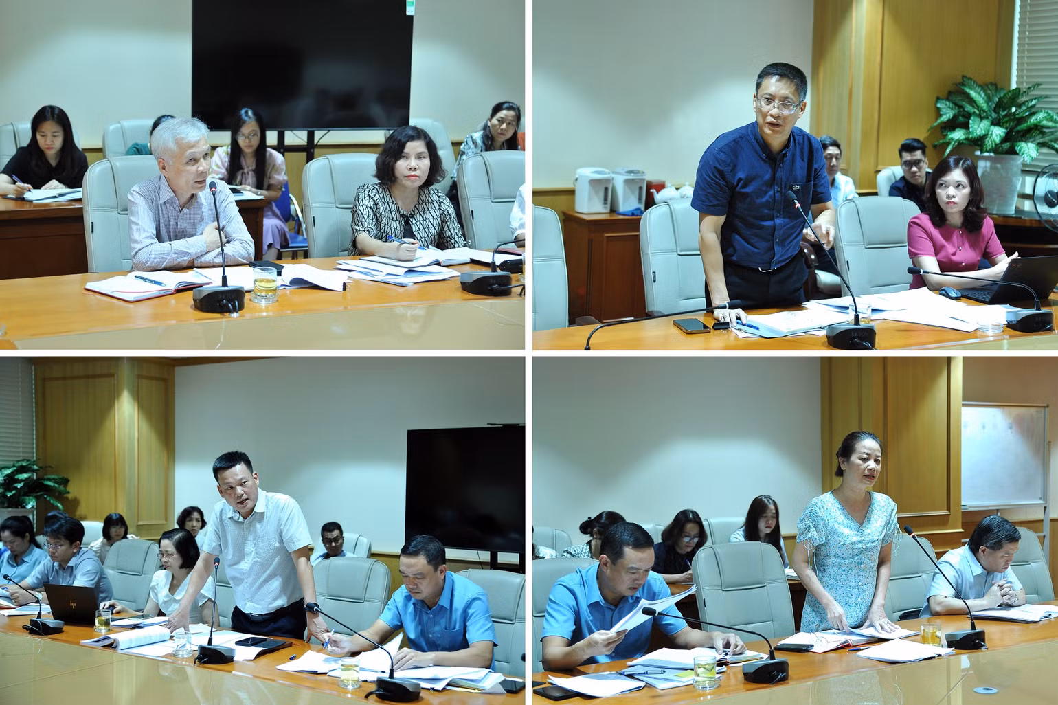 Đại diện các đơn vị nghiệp vụ thuộc Tổng cục Thuế báo cáo tại hội nghị Đại diện các đơn vị nghiệp vụ thuộc Tổng cục Thuế báo cáo tại hội nghị