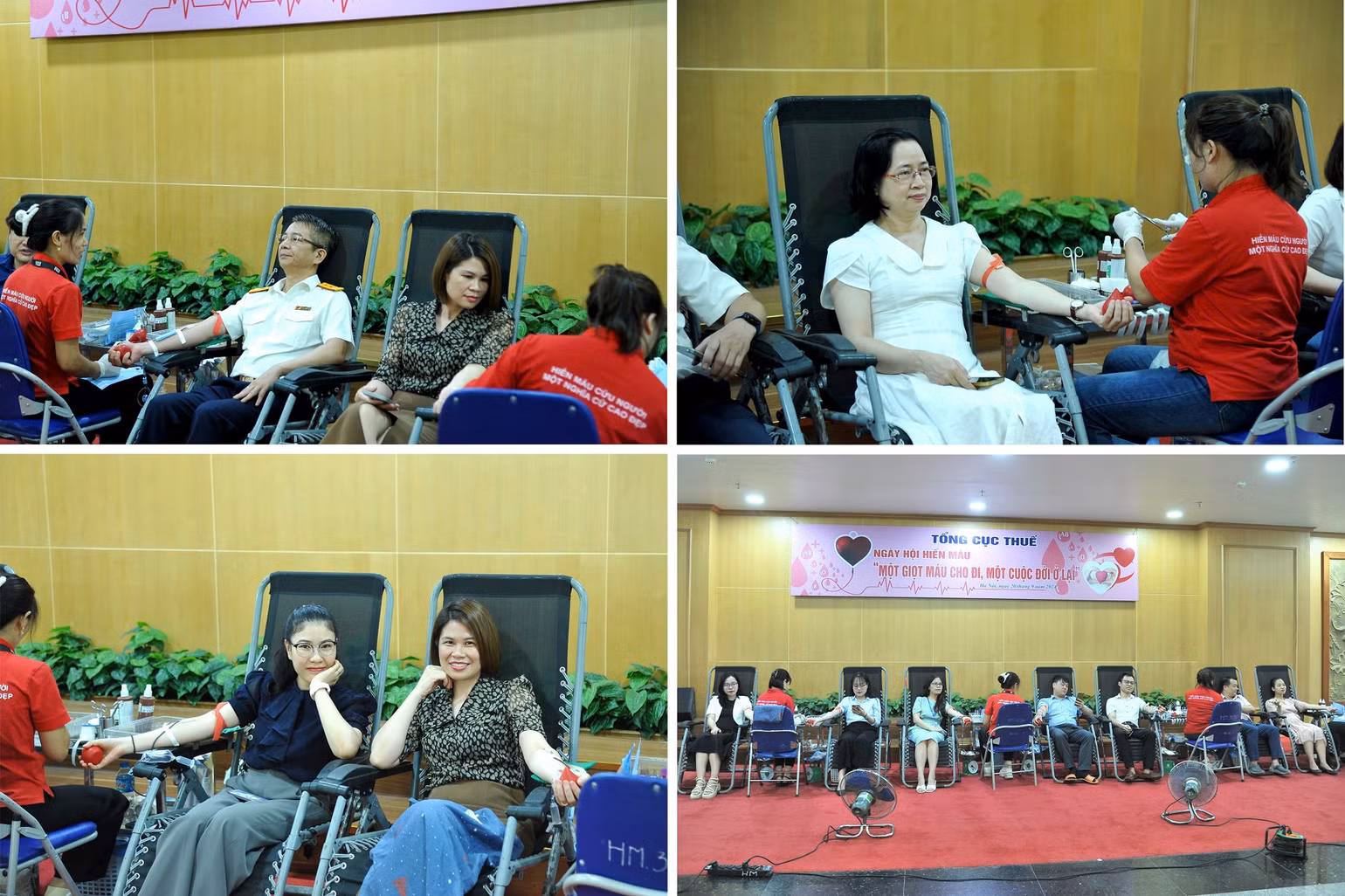 Đông đảo cán bộ, công chức, viên chức và người lao động cơ quan Tổng cục tham gia hiến máu trong sáng ngày 20/9