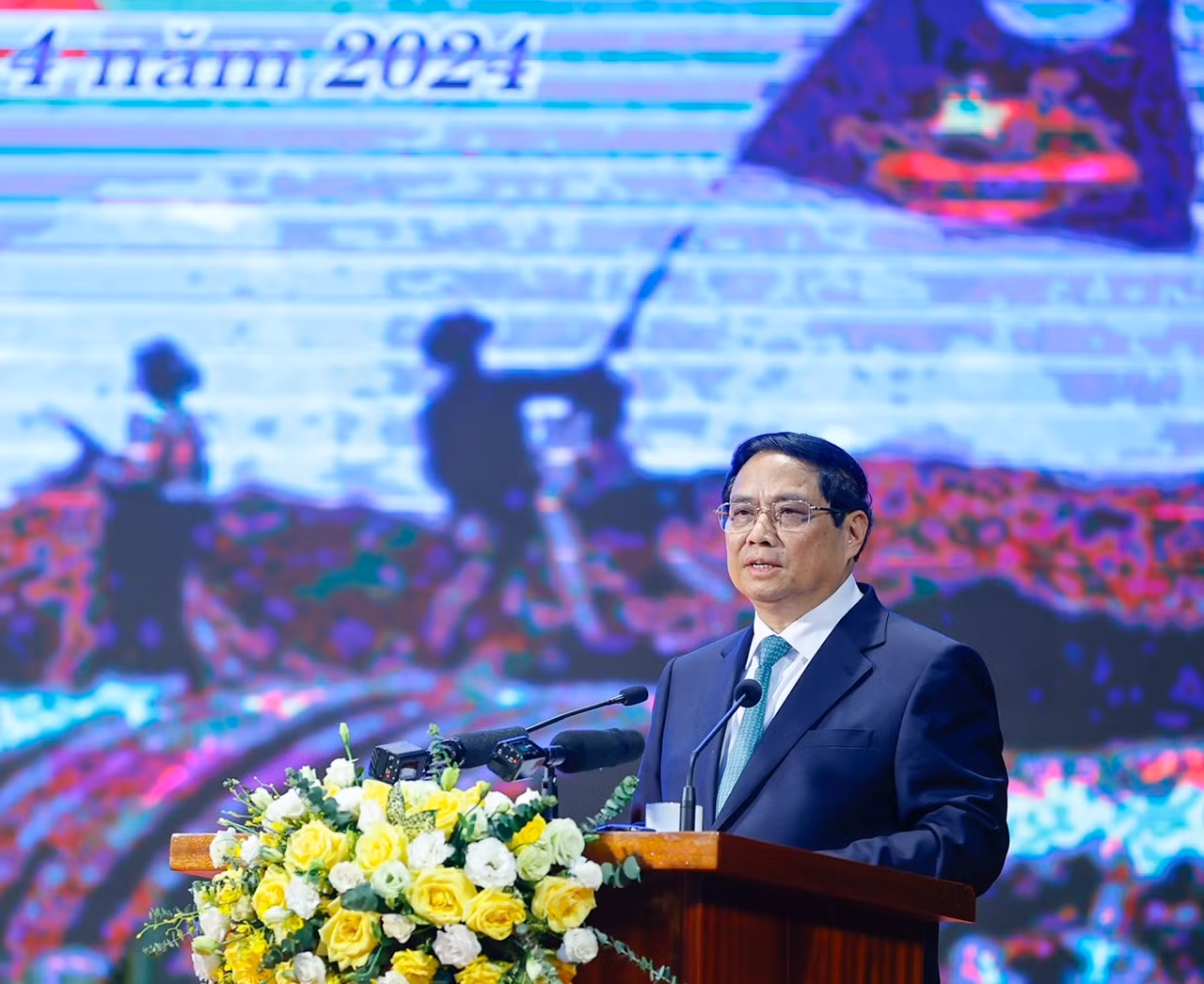 Thủ tướng Phạm Minh Chính phát biểu tại sự kiện.