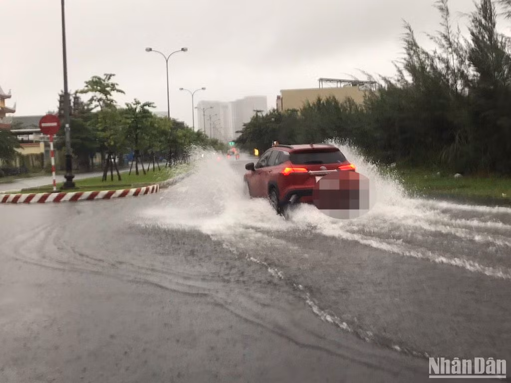 Lượng mưa tại Đà Nẵng sáng nay trung bình 30-60mm.