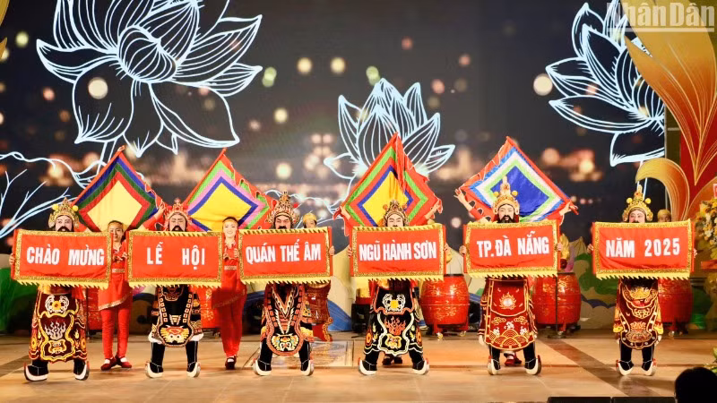 Đà Nẵng khai mạc Lễ hội Quán Thế Âm Ngũ Hành Sơn năm 2025. (Ảnh: ANH ĐÀO) Đà Nẵng khai mạc Lễ hội Quán Thế Âm Ngũ Hành Sơn năm 2025. (Ảnh: ANH ĐÀO)