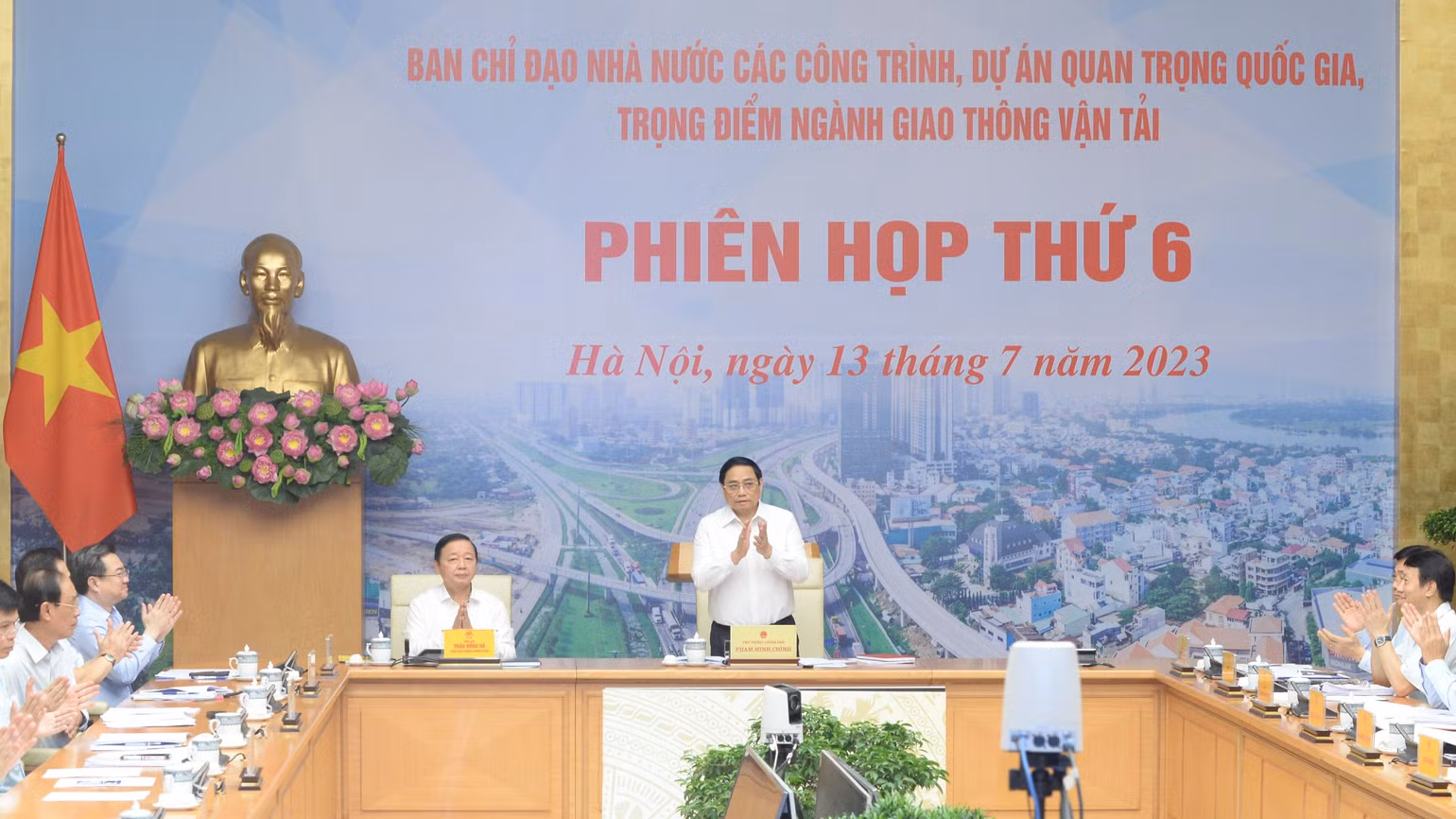 Thủ tướng Phạm Minh Chính chủ trì Phiên họp thứ 6 Ban Chỉ đạo Nhà nước các công trình, dự án quan trọng quốc gia, trọng điểm ngành giao thông vận tải.