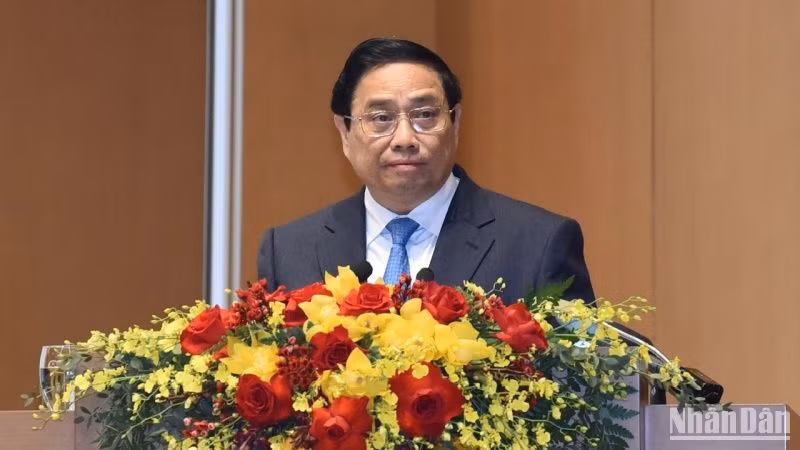 Thủ tướng Phạm Minh Chính phát biểu khai mạc Hội nghị.