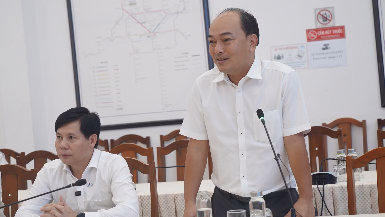 Ông Lê Minh Triết, Giám đốc Công ty Trách nhiệm hữu hạn Một thành viên Đường sắt đô thị số 1 (HURC1) chia sẻ thông tin. Ông Lê Minh Triết, Giám đốc Công ty Trách nhiệm hữu hạn Một thành viên Đường sắt đô thị số 1 (HURC1) chia sẻ thông tin.