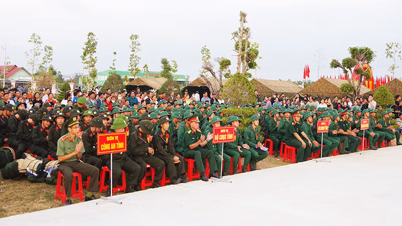 Tỉnh Sóc Trăng bảo đảm được quân số, chất lượng thanh niên nhập ngũ năm 2025. Tỉnh Sóc Trăng bảo đảm được quân số, chất lượng thanh niên nhập ngũ năm 2025.