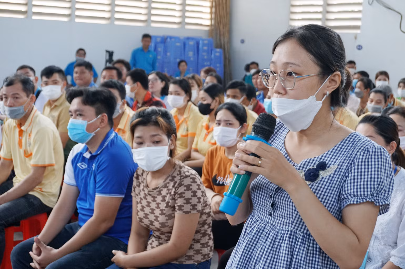 Công nhân KCN An Nghiệp kiến nghị Quốc Hội sửa Luật Bảo hiểm xã hội
