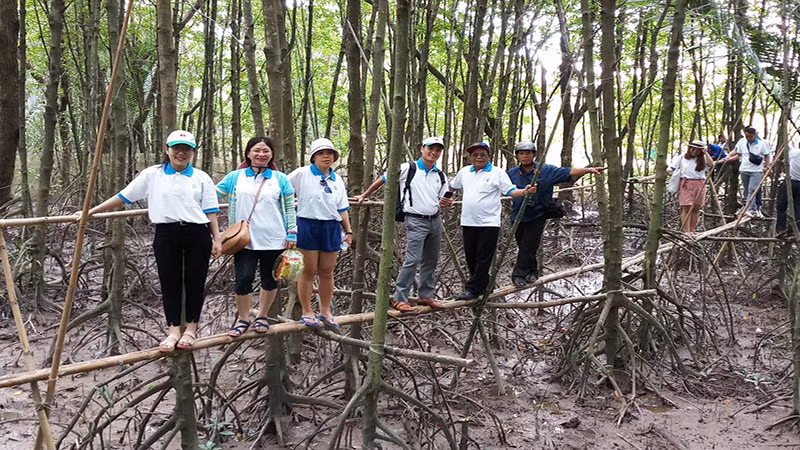 Cù Lao Dung có rừng nguyên sinh thu hút các hoạt động nghiên cứu đa dạng sinh học