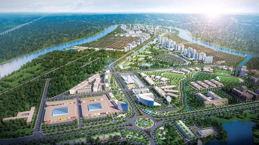 Khu đô thị Nam Long huyện Bến Lức, tỉnh Long An.