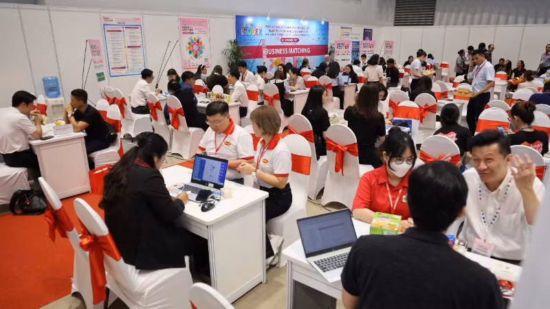 Quang cảnh buổi kết nối.