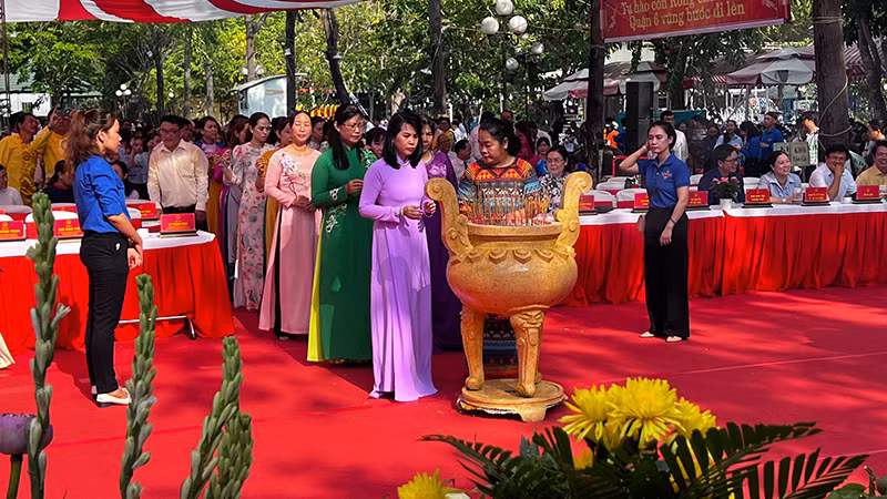 Lễ Giỗ Tổ Hùng Vương tại Quận 6, Thành phố Hồ Chí Minh.