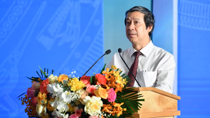 Bộ trưởng Giáo dục và Đào tạo Nguyễn Kim Sơn. Bộ trưởng Giáo dục và Đào tạo Nguyễn Kim Sơn.
