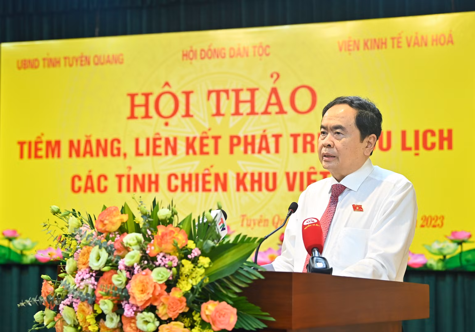 Phó Chủ tịch Thường trực Quốc hội Trần Thanh Mẫn phát biểu chỉ đạo hội thảo. (Ảnh: DUY LINH) Phó Chủ tịch Thường trực Quốc hội Trần Thanh Mẫn phát biểu chỉ đạo hội thảo. (Ảnh: DUY LINH)
