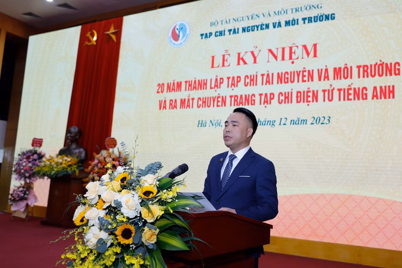 TS Đào Xuân Hưng, Tổng Biên tập Tạp chí Tài nguyên và Môi trường.