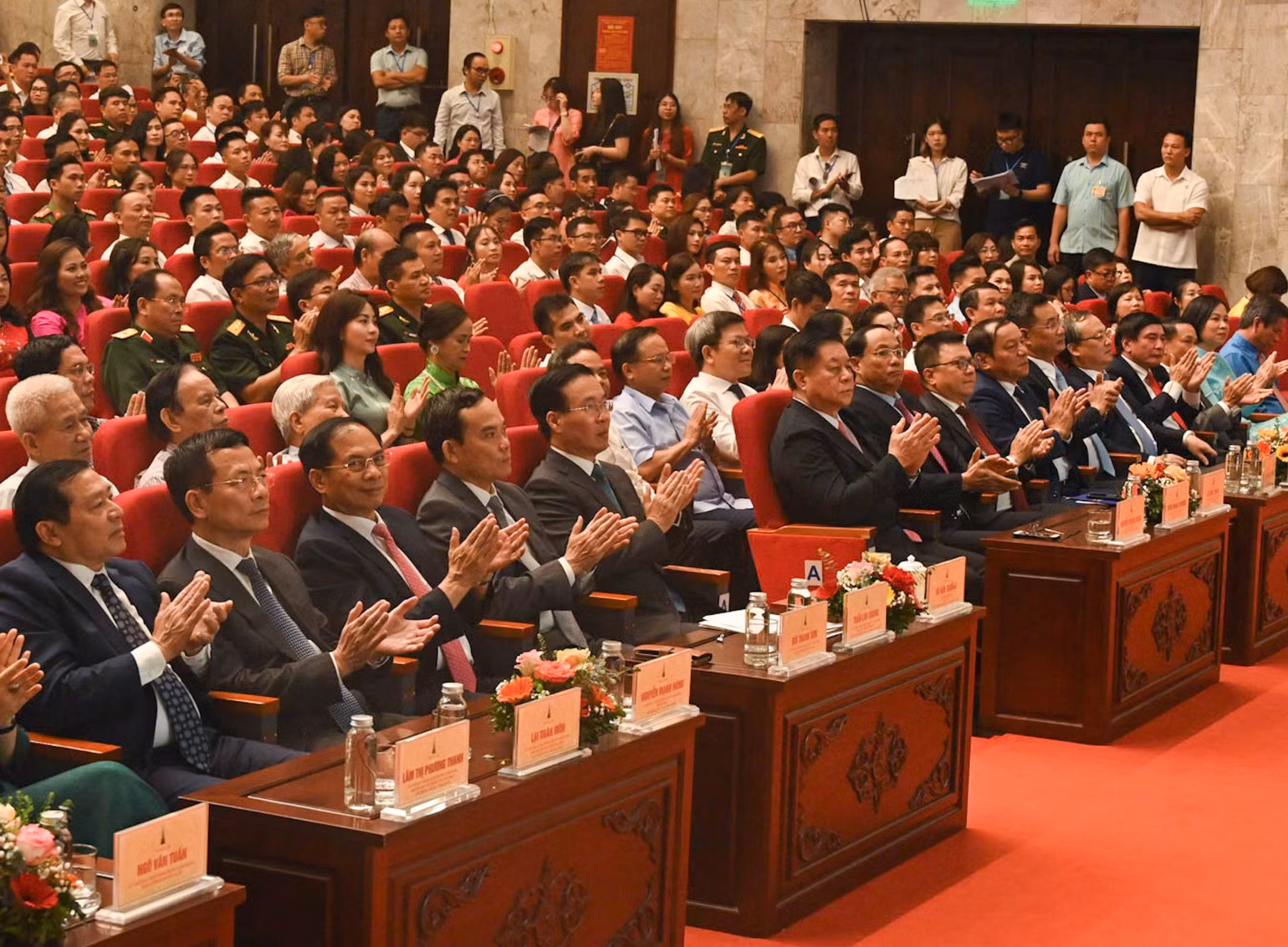 Quang cảnh lễ trao giải. (Ảnh: DUY LINH) Quang cảnh lễ trao giải. (Ảnh: DUY LINH)