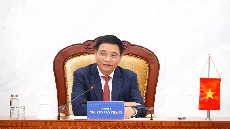 Bộ trưởng Tài chính Nguyễn Văn Thắng tại buổi tiếp. (Ảnh: BTC)