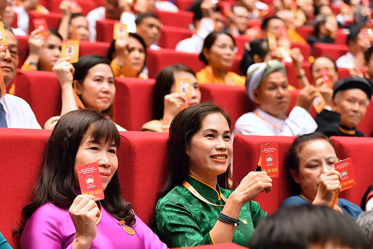 Đại biểu biểu quyết thông qua các nội dung làm việc. Đại biểu biểu quyết thông qua các nội dung làm việc.