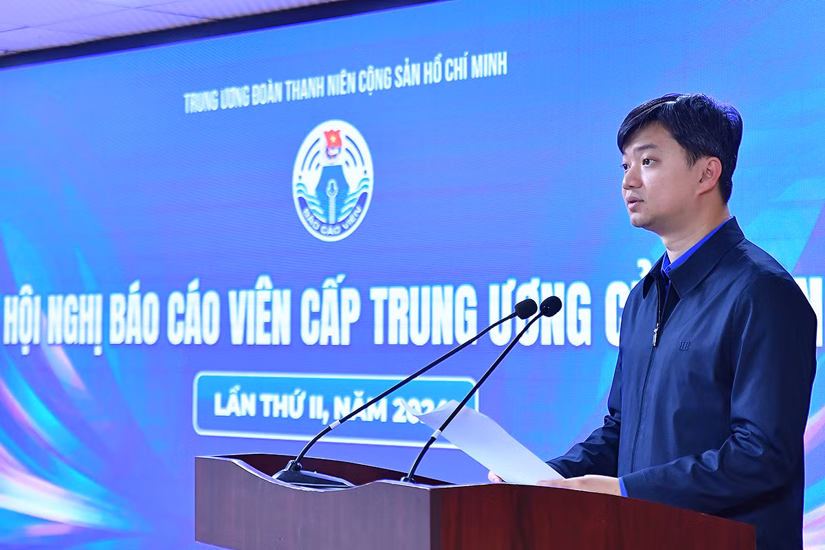 Bí thư Trung ương Đoàn, Chủ tịch Hội Sinh viên Việt Nam Nguyễn Minh Triết phát biểu tại Hội nghị. Bí thư Trung ương Đoàn, Chủ tịch Hội Sinh viên Việt Nam Nguyễn Minh Triết phát biểu tại Hội nghị.