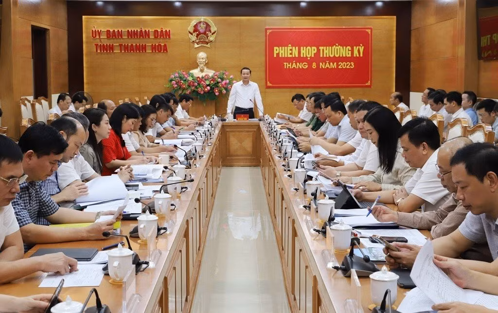 Chủ tịch Ủy ban nhân dân tỉnh Thanh Hóa phát biểu kết luận.