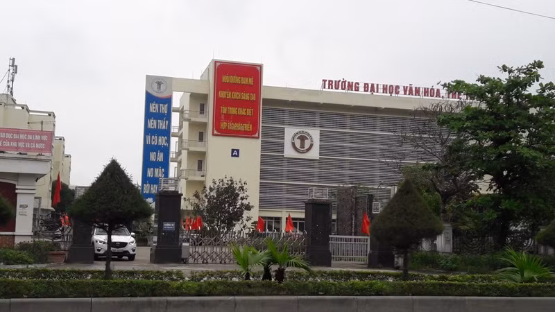 Trường Đại học Văn hóa, Thể thao và Du lịch Thanh Hóa. Trường Đại học Văn hóa, Thể thao và Du lịch Thanh Hóa.
