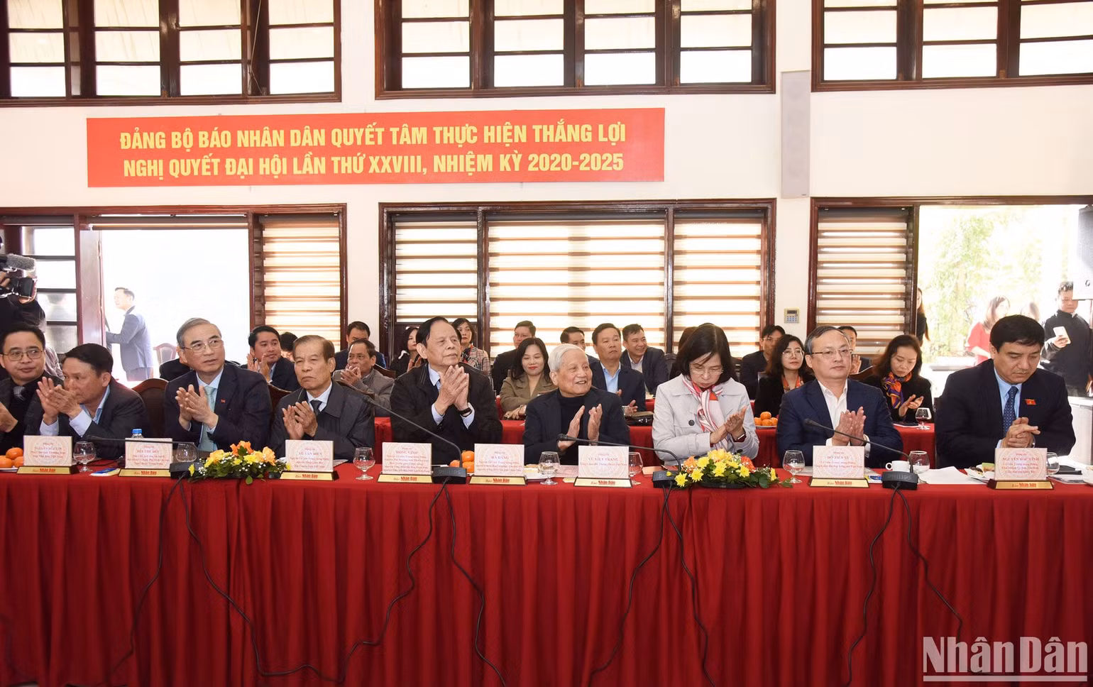Các đại biểu tham dự Giao ban báo chí đầu xuân Quý Mão 2023. Các đại biểu tham dự Giao ban báo chí đầu xuân Quý Mão 2023.