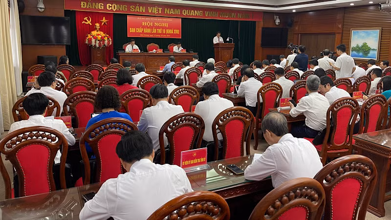 Hội nghị lần thứ 16 Ban Chấp hành Đảng bộ tỉnh Hải Dương khóa 17.