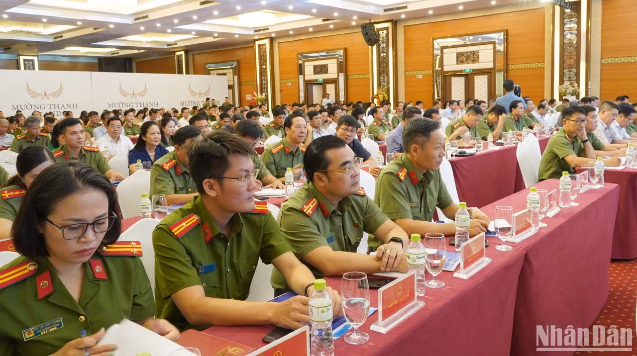 Quảng cảnh Hội nghị tập huấn nhân quyền toàn quốc. (Ảnh: Ban Tổ chức)
