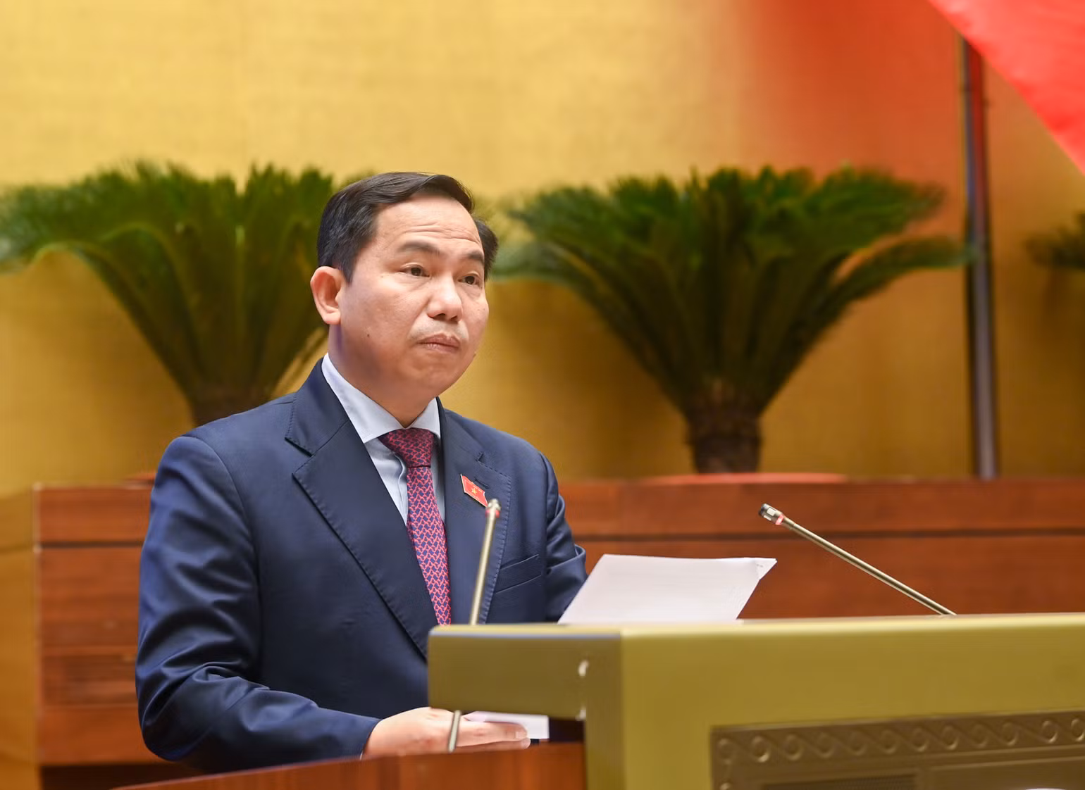 Chủ nhiệm Ủy ban Tài chính, Ngân sách Lê Quang Mạnh.