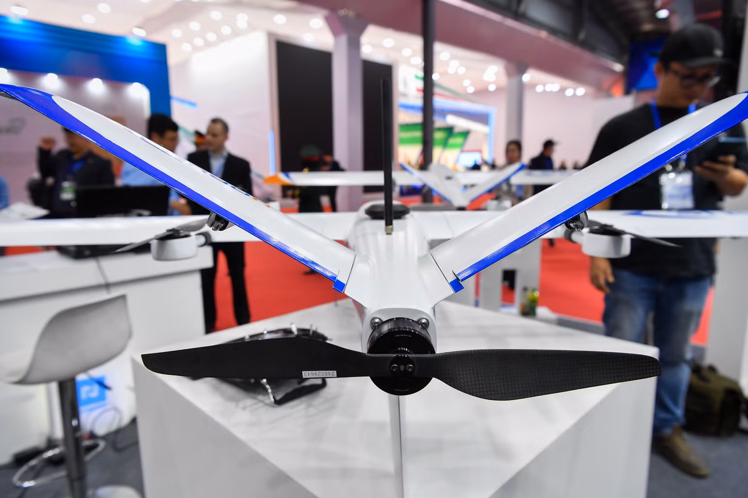Cánh quạt phía đuôi của UAV HORUS. Cánh quạt phía đuôi của UAV HORUS.