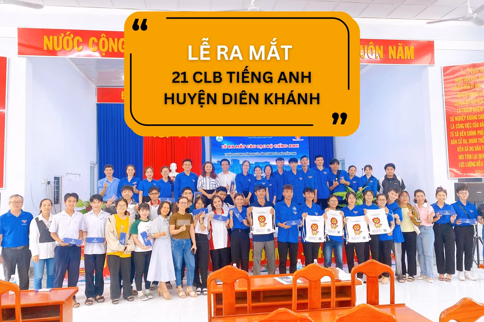 Hiểu rõ được tầm quan trọng của tiếng Anh đem lại cho người dân, Tập đoàn Vingroup đã cho ra đời dự án “Người dân Khánh Hòa nói tiếng Anh”.
