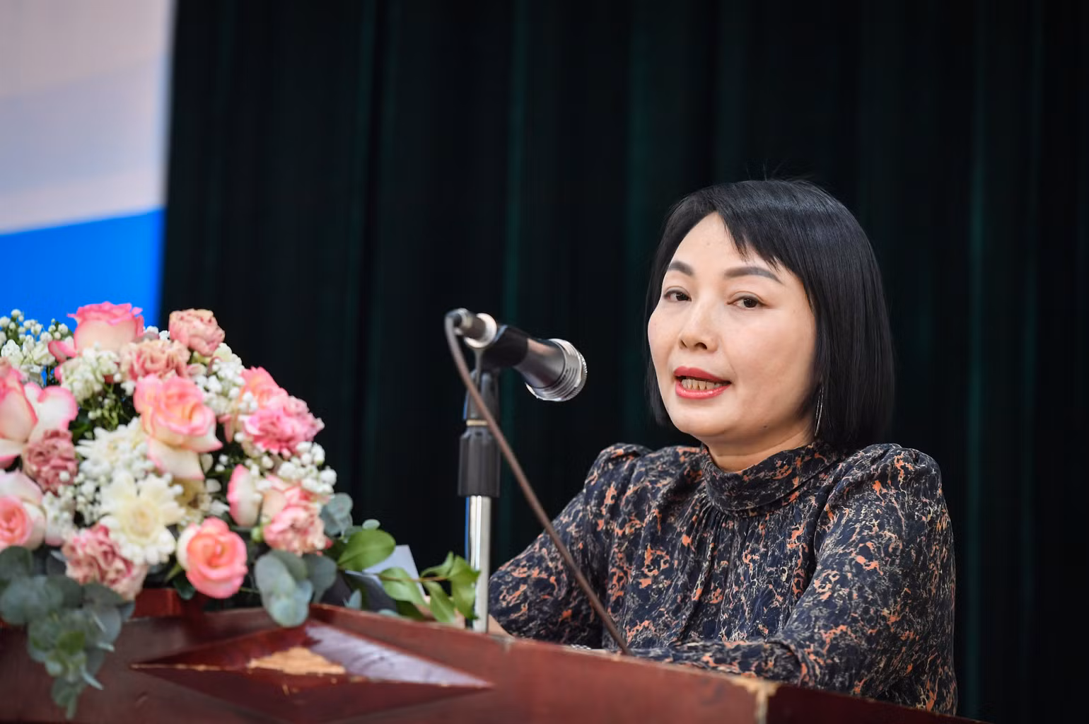 Bà Đặng Thị Ngọc Chi, Phó Trưởng ban Thư ký-Biên tập Đài tiếng nói Việt Nam nêu ra những khó khăn trong quá trình triển khai chuyển đổi số báo chí.