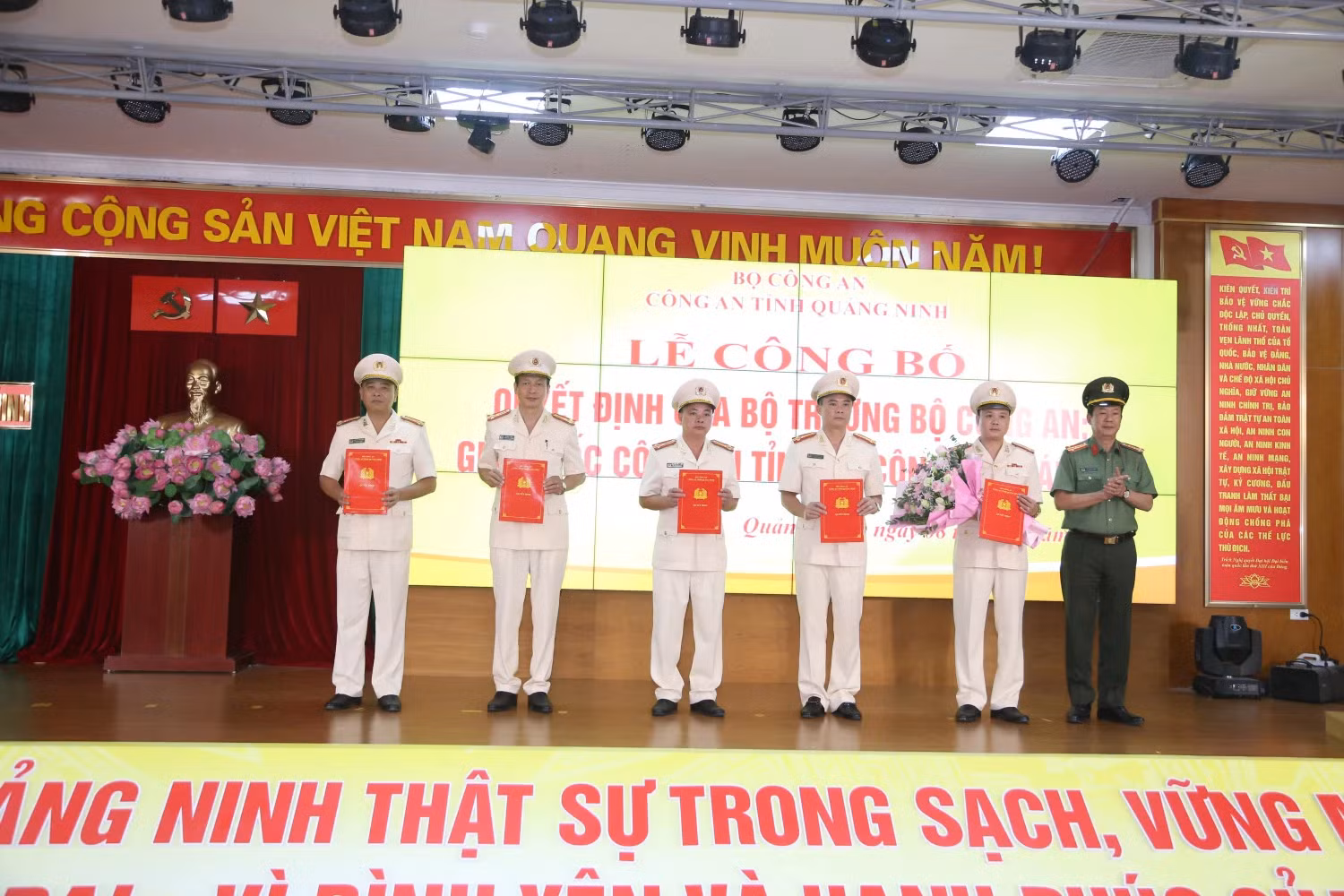 Công an tỉnh Quảng Ninh sáp nhập nhiều đơn vị nghiệp vụ (tháng 9/2023).