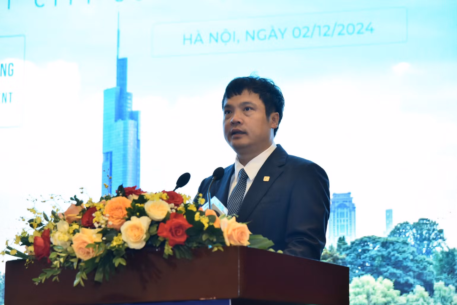 Ông Nguyễn Văn Khoa, Chủ tịch VINASA phát biểu tại Hội nghị.