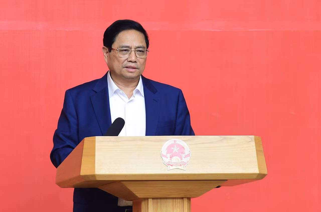 Thủ tướng Phạm Minh Chính phát biểu ý kiến tại phiên họp. Thủ tướng Phạm Minh Chính phát biểu ý kiến tại phiên họp.