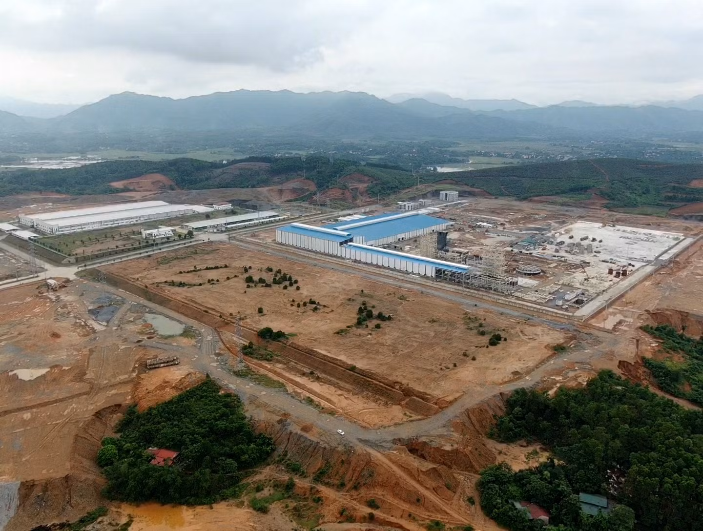 Khu công nghiệp Cẩm Khê đang chậm tiến độ do công tác giải phóng mặt bằng gặp nhiều khó khăn.
