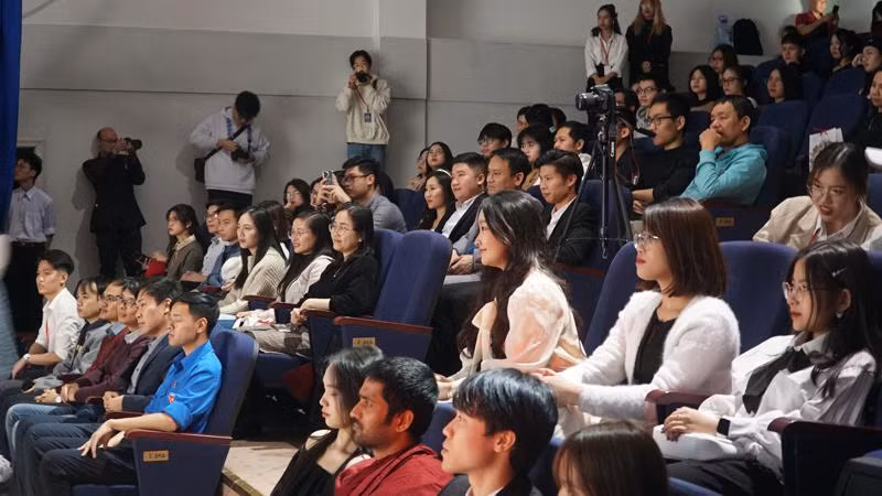 Sự kiện thu hút sự tham gia đông đảo của sinh viên các trường đại học tại thủ đô Moskva.