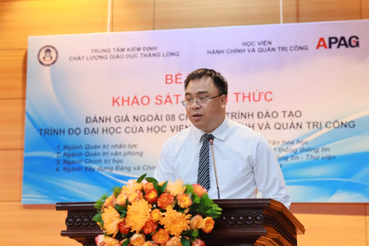 GS, TS Nguyễn Quốc Sửu, Phó Giám đốc Học viện Hành chính và Quản trị công.