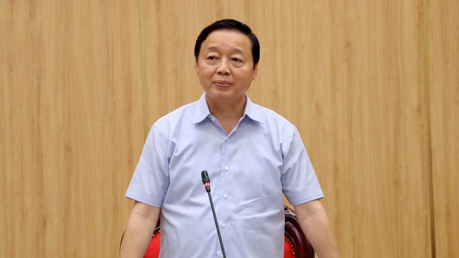 Phó Thủ tướng Trần Hồng Hà phát biểu tại buổi làm việc với các tỉnh, thành phố vùng Đồng bằng sông Hồng.