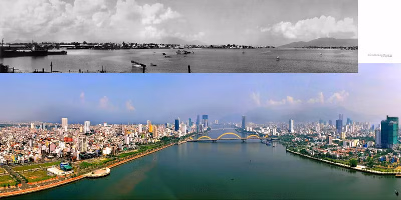 Đà Nẵng quá khứ và hiện tại. Đà Nẵng quá khứ và hiện tại.