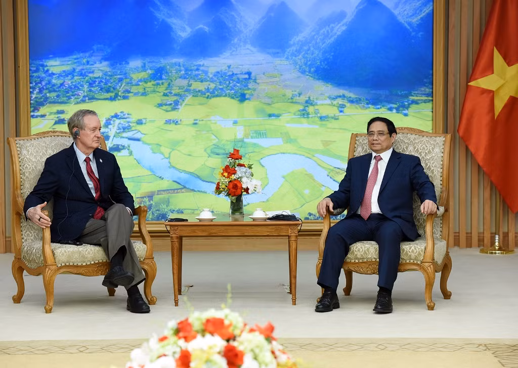 [Ảnh] Thủ tướng Phạm Minh Chính tiếp Thượng nghị sĩ Mike Crapo ảnh 2