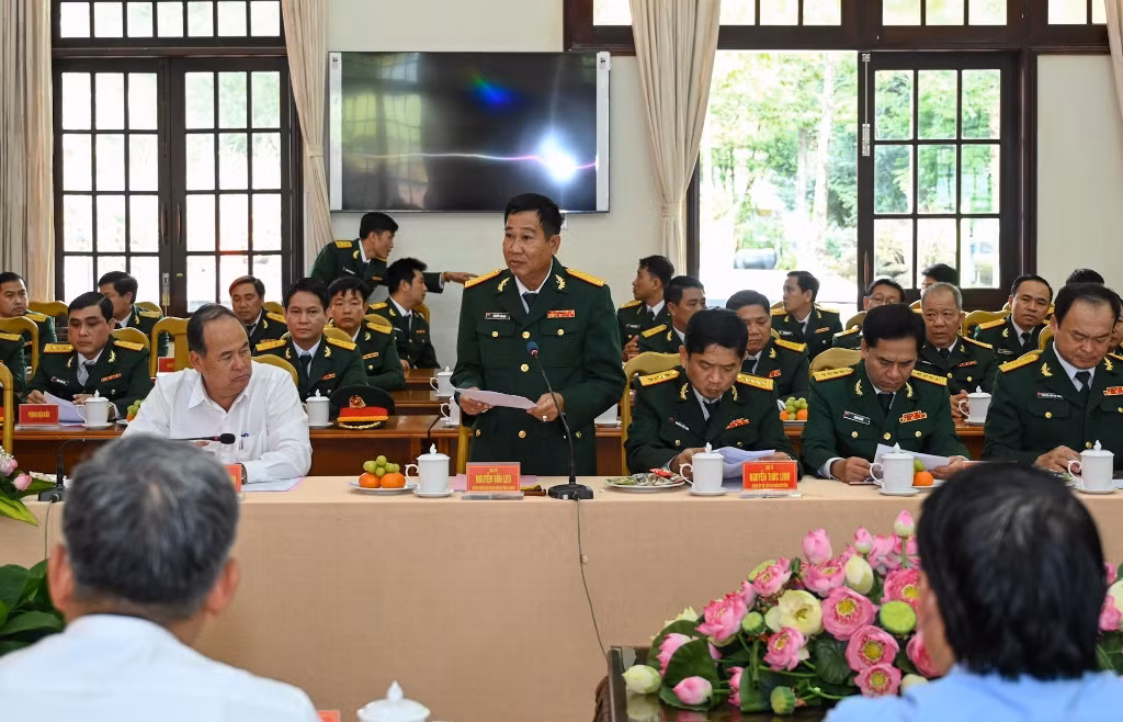 [Ảnh] Chủ tịch Quốc hội Vương Đình Huệ thăm, chúc Tết Bộ Chỉ huy quân sự tỉnh An Giang ảnh 6