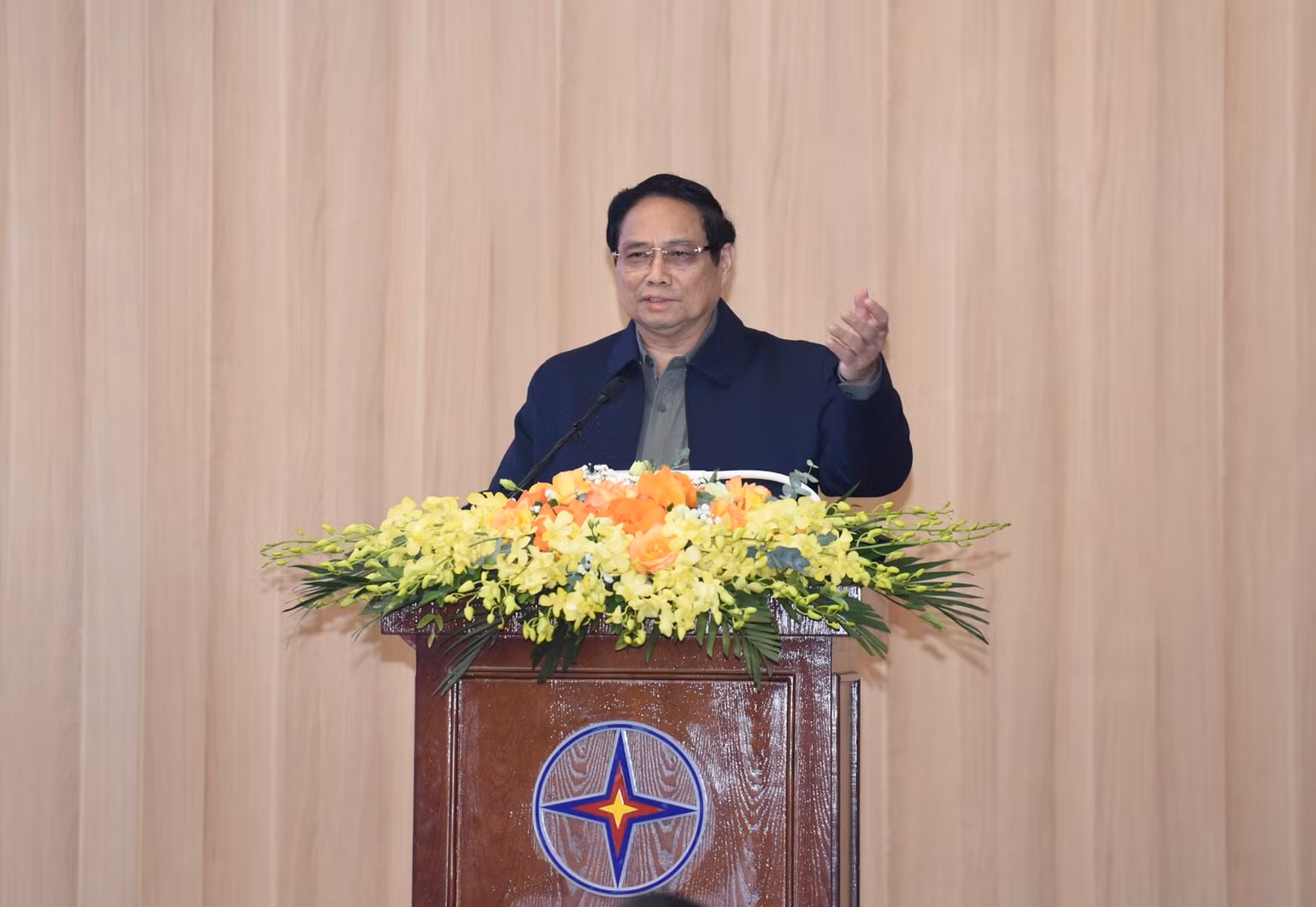 Thủ tướng Phạm Minh Chính phát biểu ý kiến tại hội nghị. Thủ tướng Phạm Minh Chính phát biểu ý kiến tại hội nghị.
