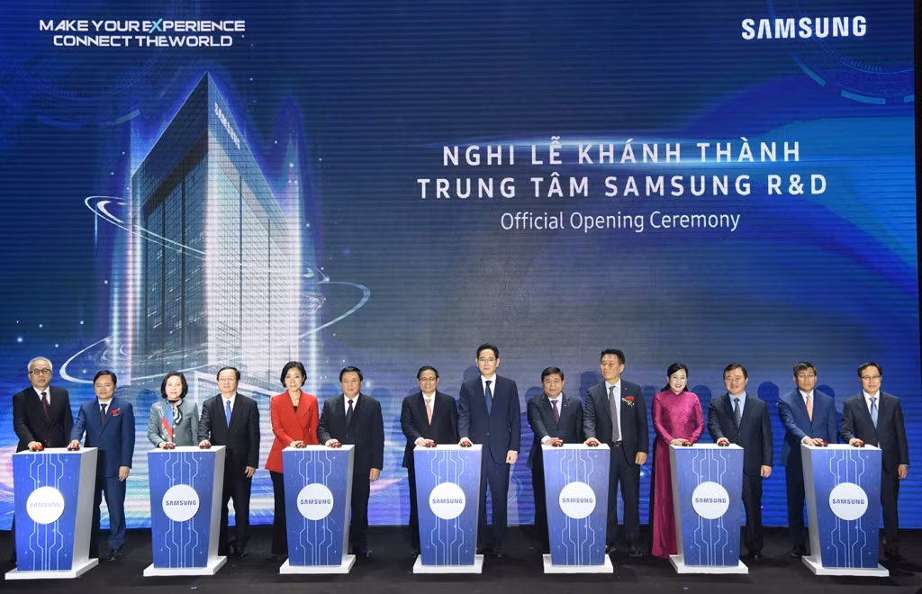 [Ảnh] Thủ tướng Phạm Minh Chính dự khánh thành Trung tâm Nghiên cứu và Phát triển của Samsung ảnh 9